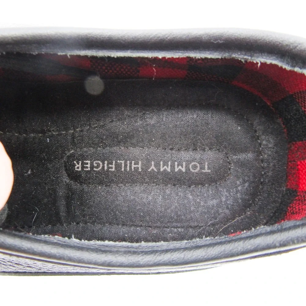 Tommy Hilfiger Leather Oxford Shoes Mens 9M Black Lace Up Casual - Picture 10 of 10